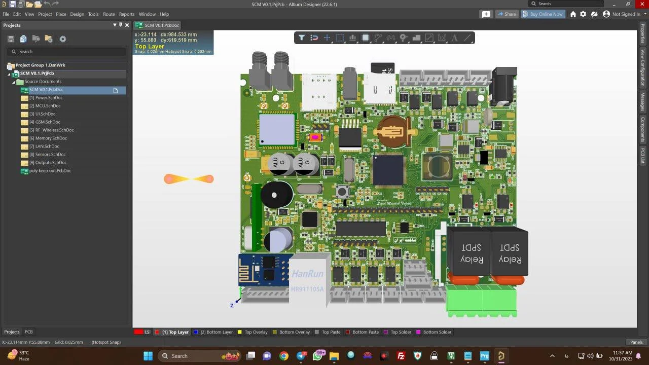 آموزش استفاده از ابزارهای محیط PCB در آلتیوم دیزاینر