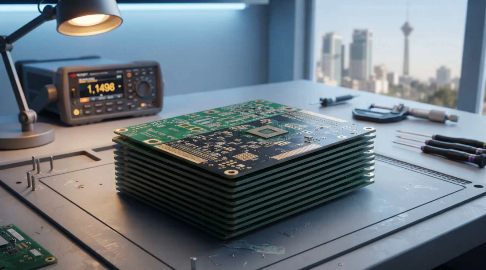 سفارش pcb تهران راهنمای چاپ برد مدار چاپی یک تا چند لایه در ایران کامپو